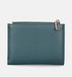 Signatur Portafogli Porte-monnaie zipp&eacute; en Vert pour femmes (358756)