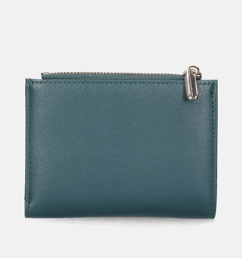 Signatur Portafogli Porte-monnaie zipp&eacute; en Vert pour femmes (358756)