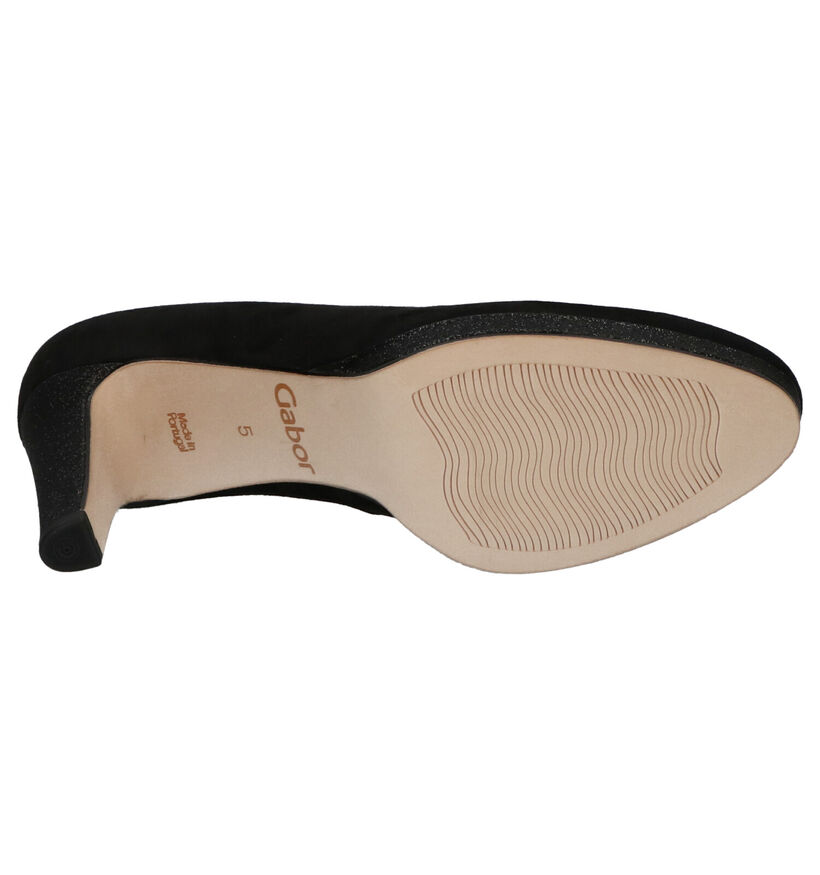 Gabor Soft & Smart Escarpins en Noir en textile (260203)