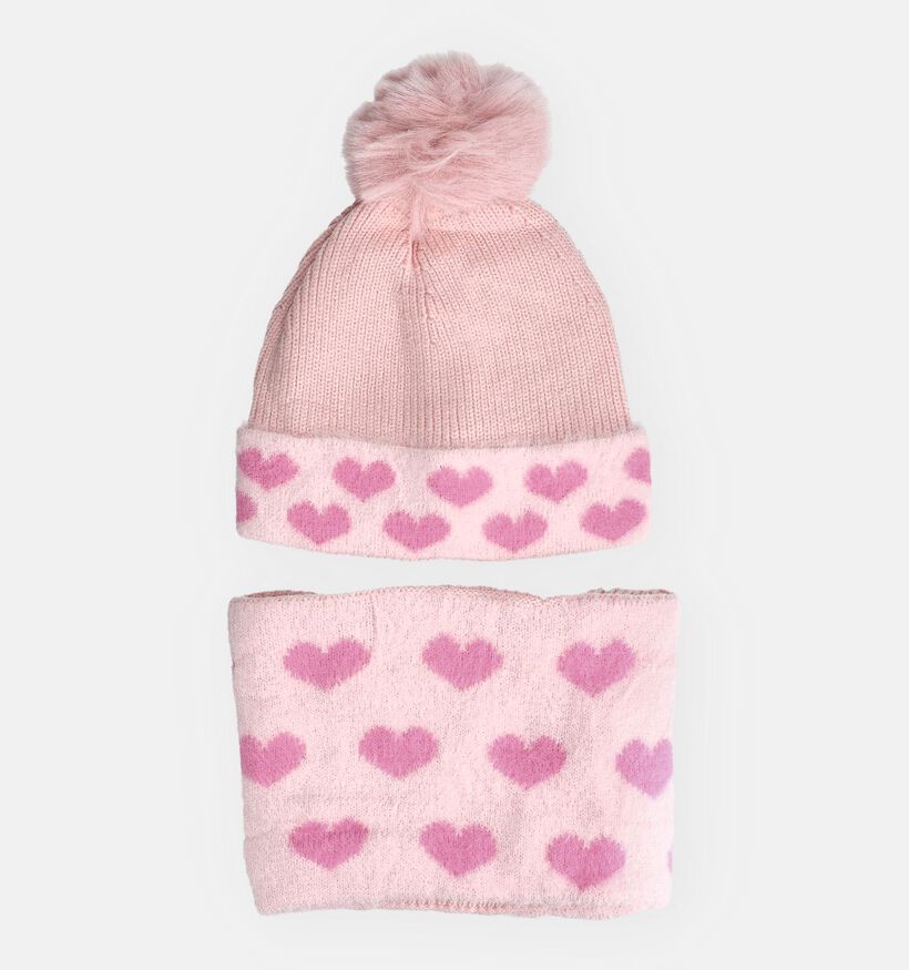 Little David Roze Winterset (Muts en Sjaal) voor meisjes (382975)