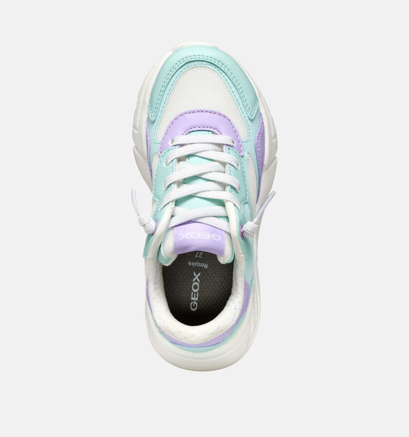 Geox Loftus Turquoise Sneakers voor meisjes (356429) - geschikt voor steunzolen