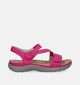 Rieker Fuchsia Platte sandalen voor dames (339126)