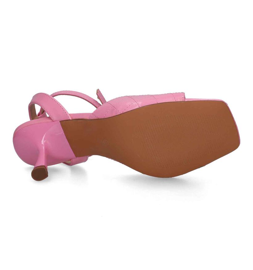 Bullboxer Sandales à talons en Rose pour femmes (324221)