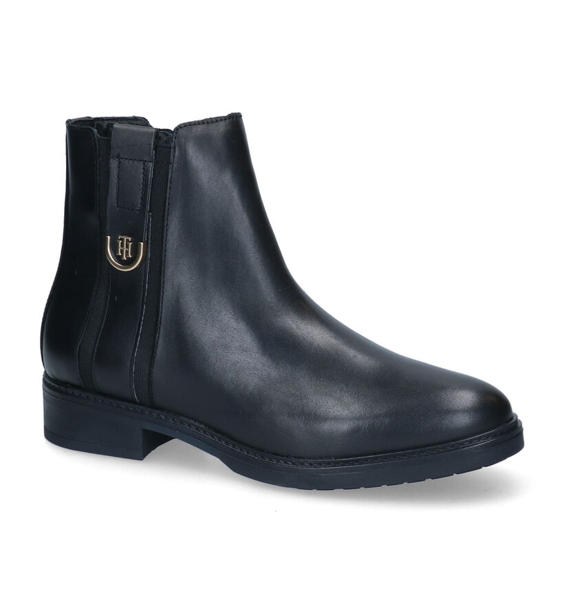Tommy Hilfiger Hardware Bottillons en Noir en cuir (295221)
