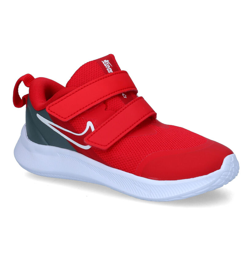 Nike Star Runner 3 TD Baskets en Rouge pour filles, garçons (316262)