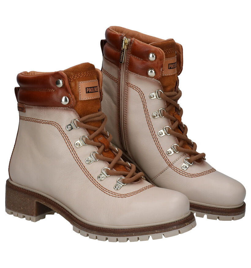 Pikolinos Aspe Beige Bottines in leer (298087)