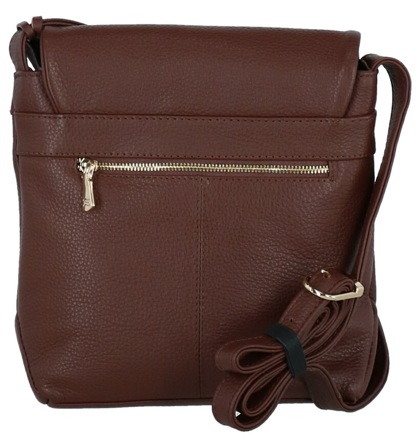 Crinkles Cognac Crossbody Tas voor dames (324989)