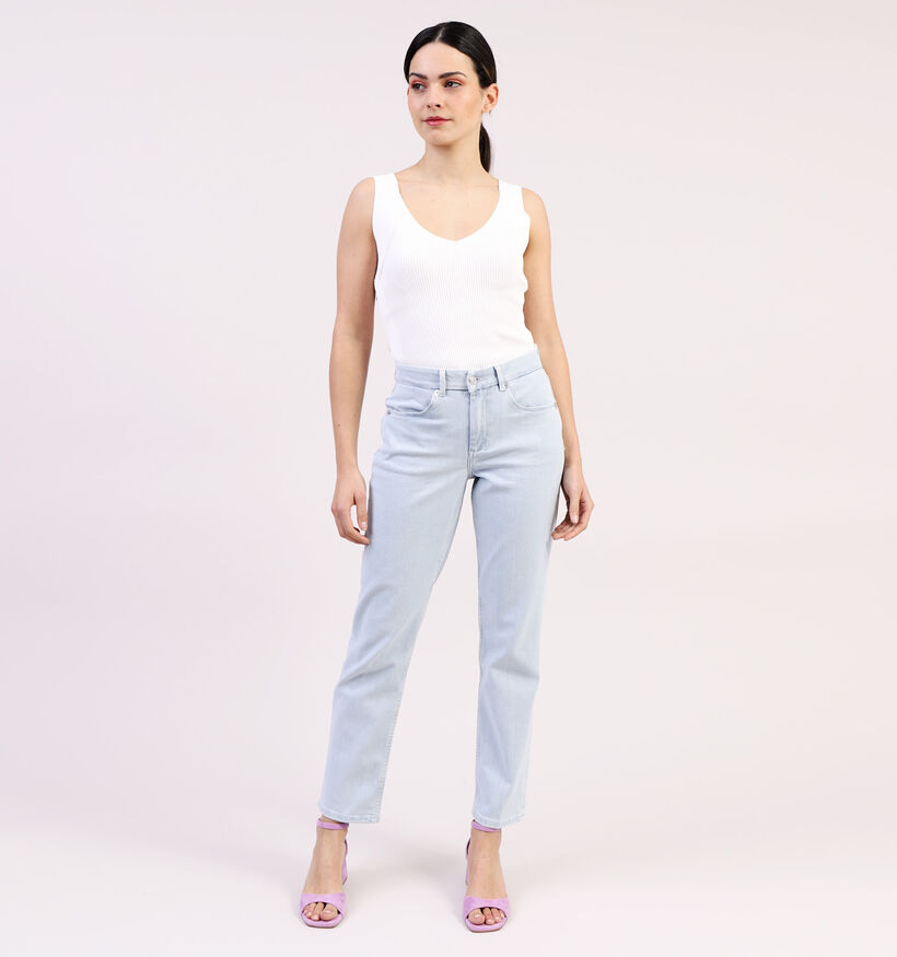 comma Jeans straight leg en Bleu pour femmes (327284)