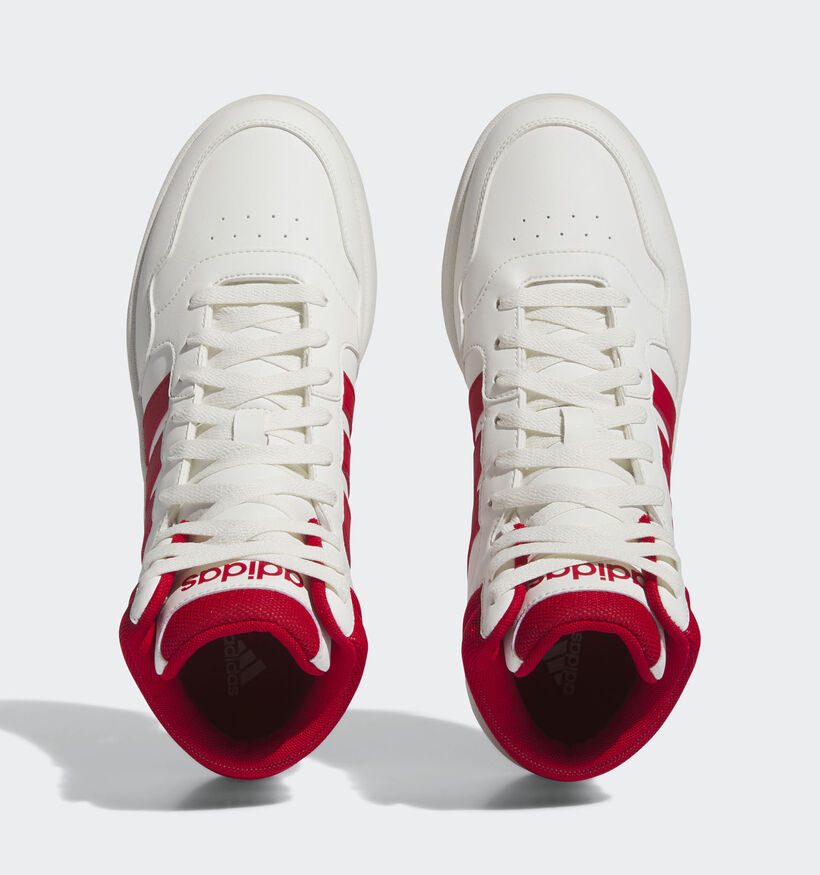 adidas Hoops 3.0 Mid Witte Sneakers voor dames (329410) - geschikt voor steunzolen