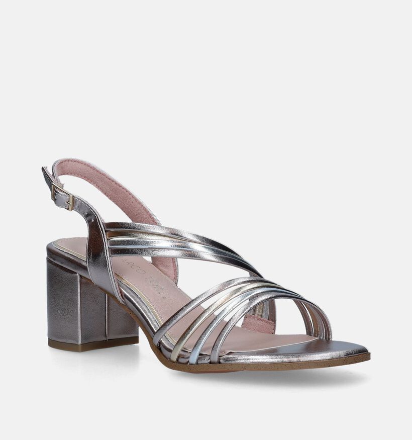 Marco Tozzi Gouden Sandalen Met Blokhak voor dames (338349)