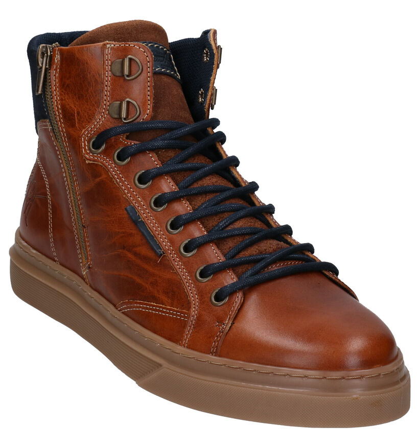 Bullboxer Cognac Hoge Schoenen in leer (279115)