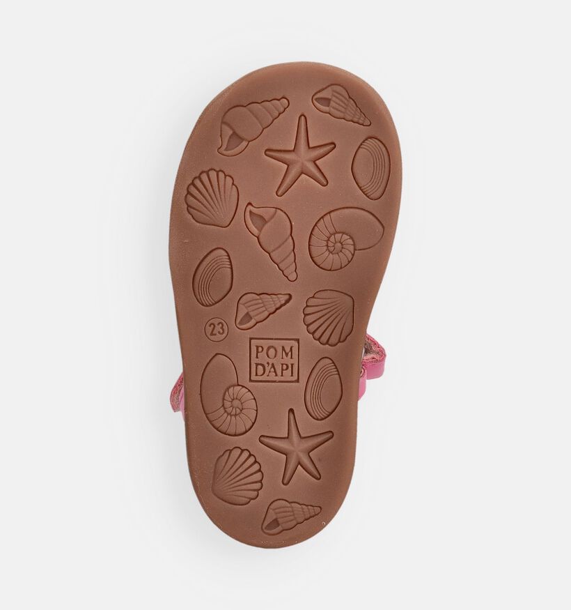 Pom d'Api Poppy Big Sandales pour b&eacute;b&eacute; en Rose pour filles (370304)
