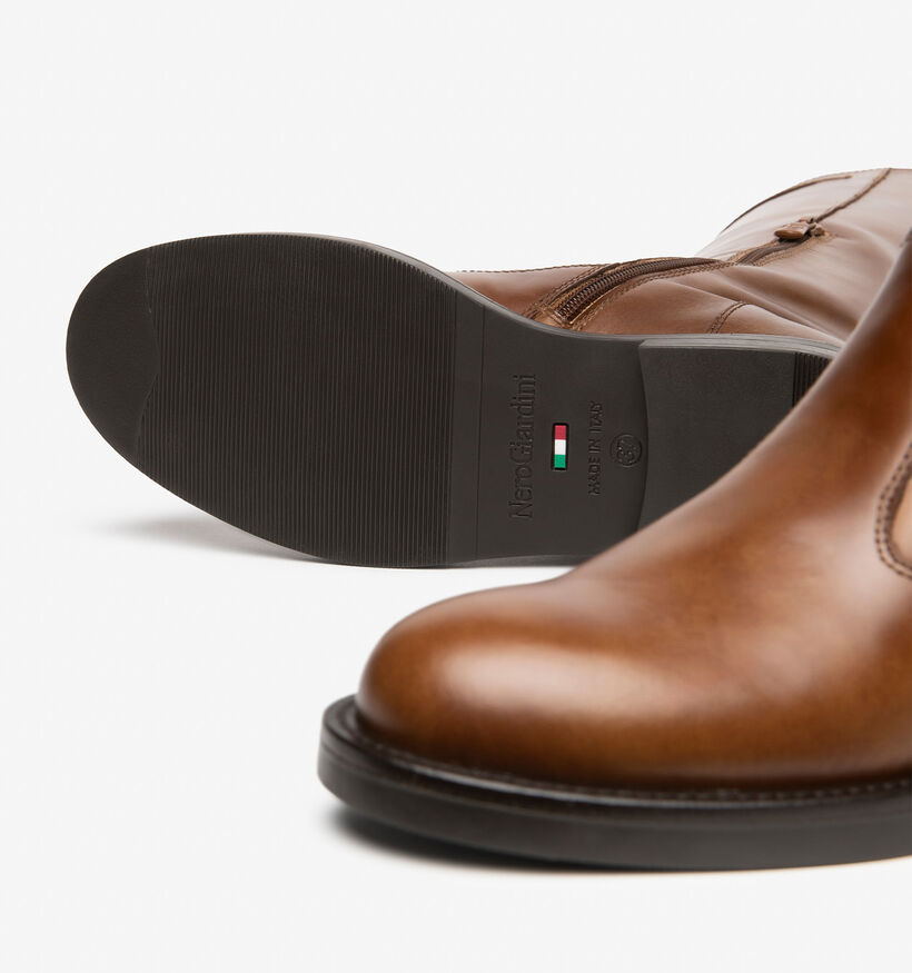 NeroGiardini DryGo! Lange Cognac Laarzen voor dames (379944)