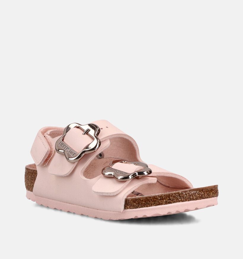Birkenstock Milano As Flower Lichtroze Sandalen voor meisjes (368272)