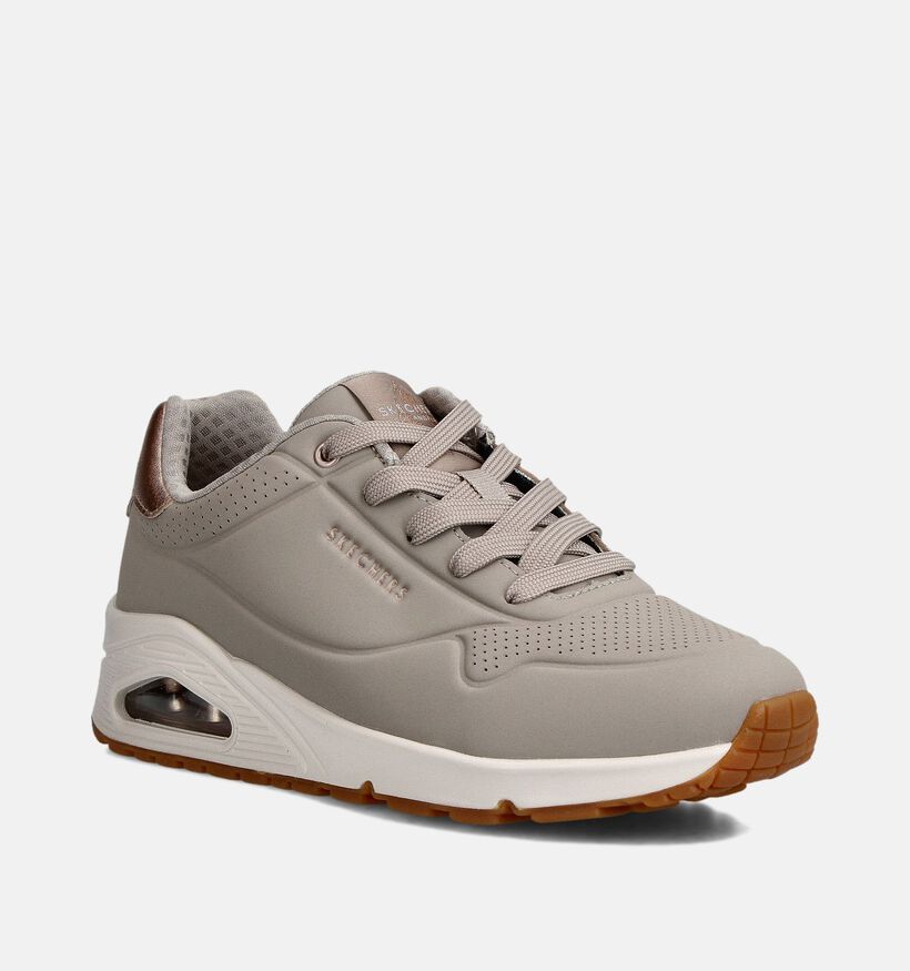 Skechers Uno Golden Air Taupe Sportieve Sneakers voor dames (360901) - geschikt voor steunzolen