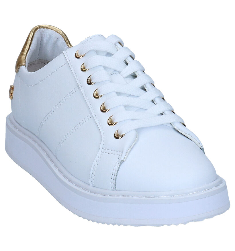 Lauren Ralph Lauren Angeline Witte Sneakers in leer (278179)