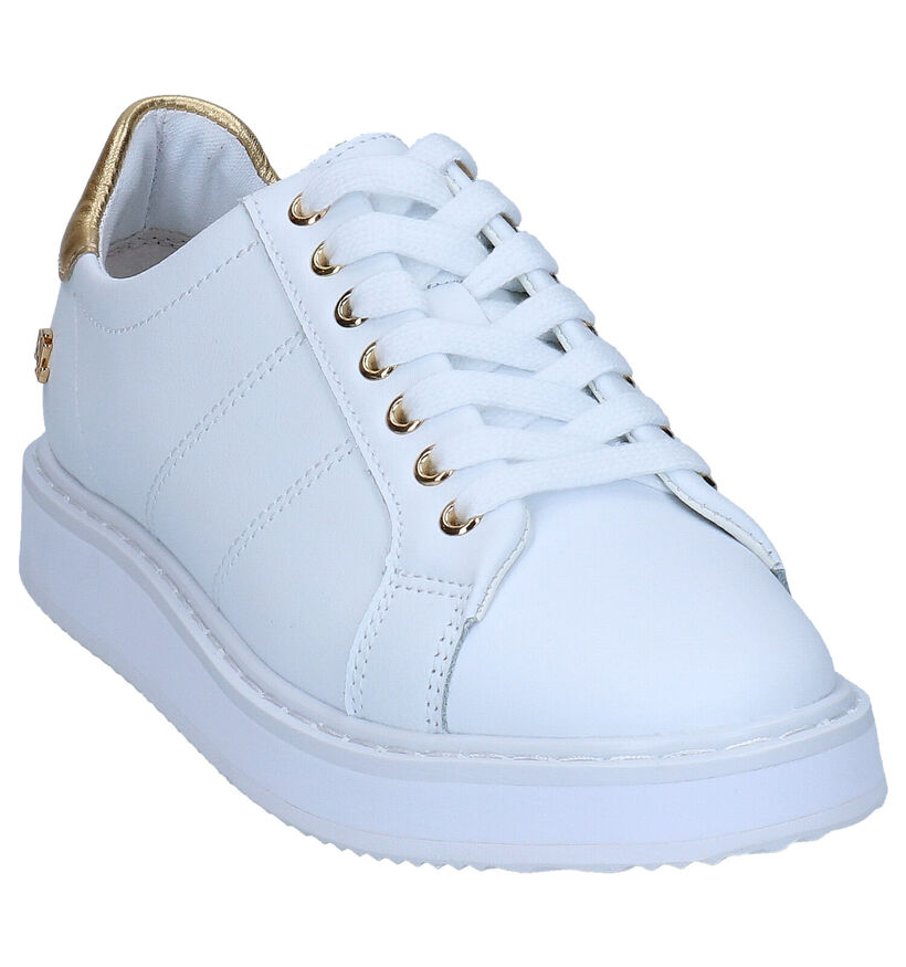 Lauren Ralph Lauren Angeline Baskets en Blanc en cuir (278179)