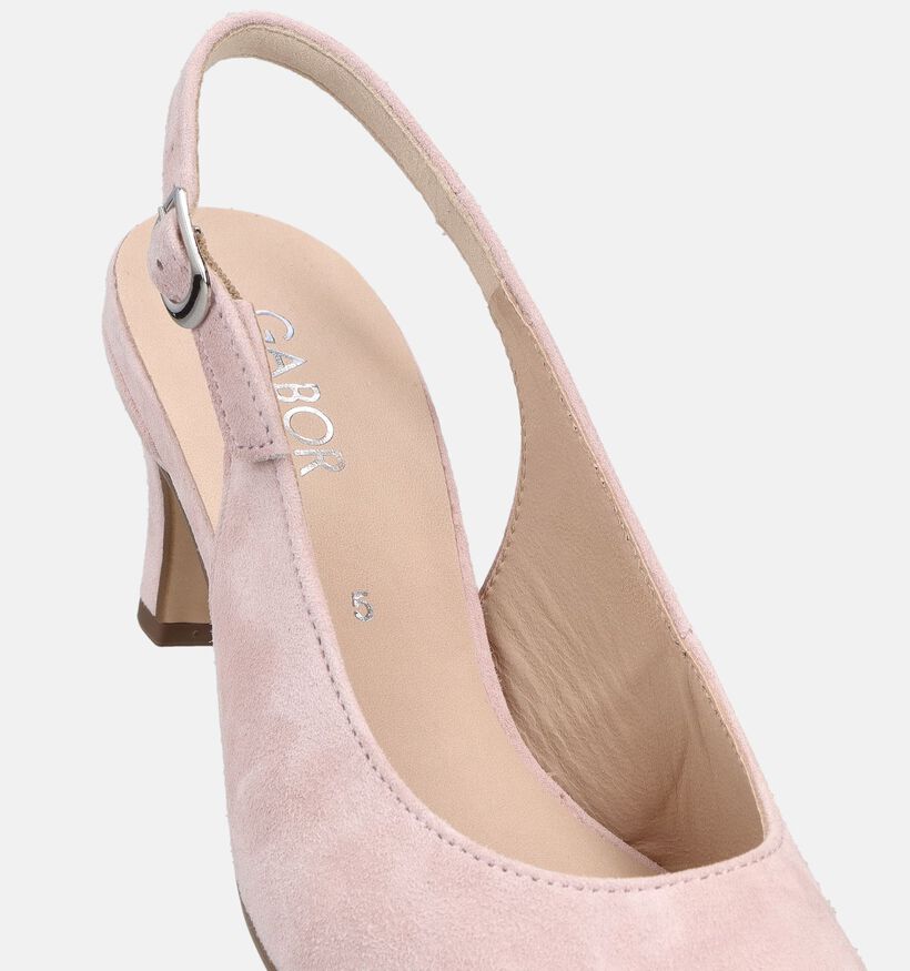 Gabor Escarpins slingback en Rose pour femmes (371909)