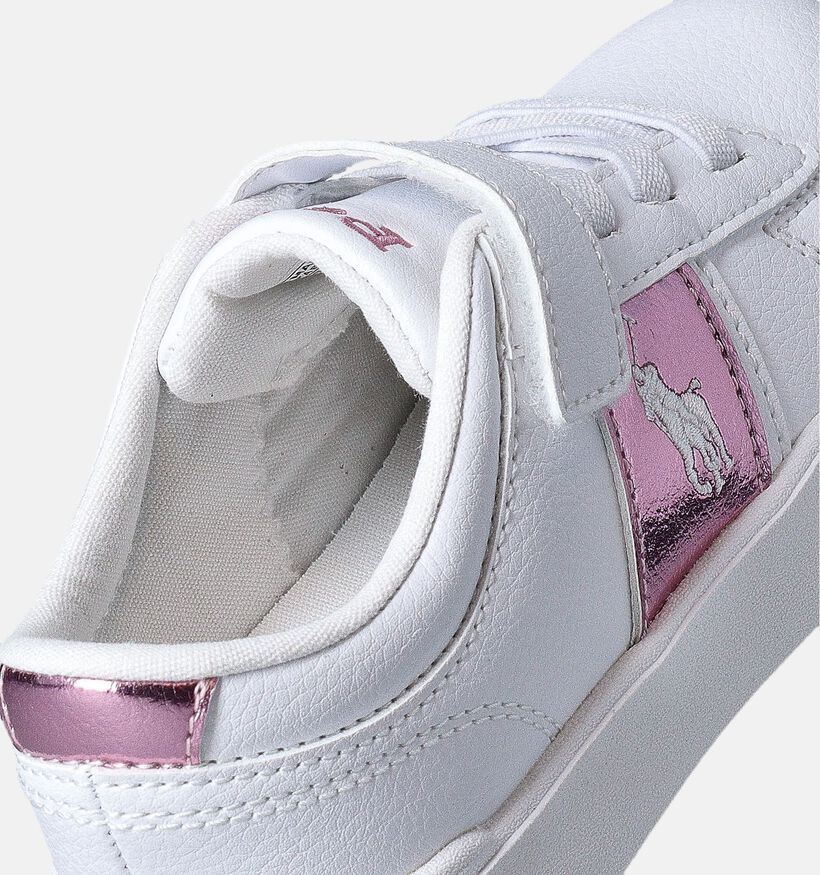 Polo Ralph Lauren Frazier Baskets en Blanc pour filles (353505)