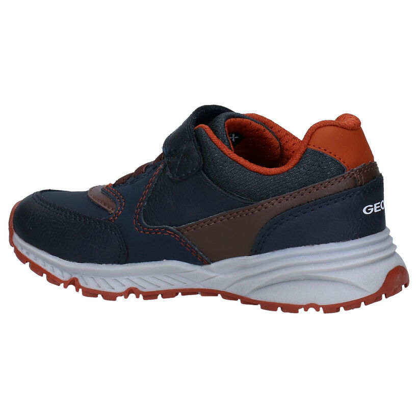 Geox Bernie Chaussures à Velcro en Noir en simili cuir (288718)