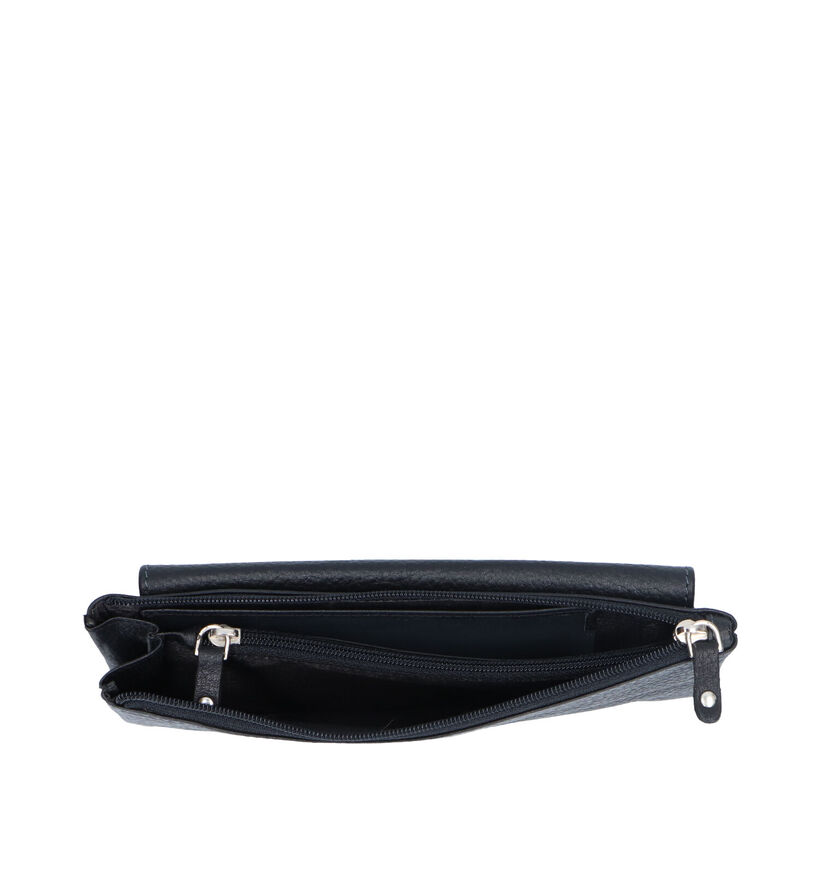 Crinkles Zwarte Ritsportemonnee voor dames (340496)