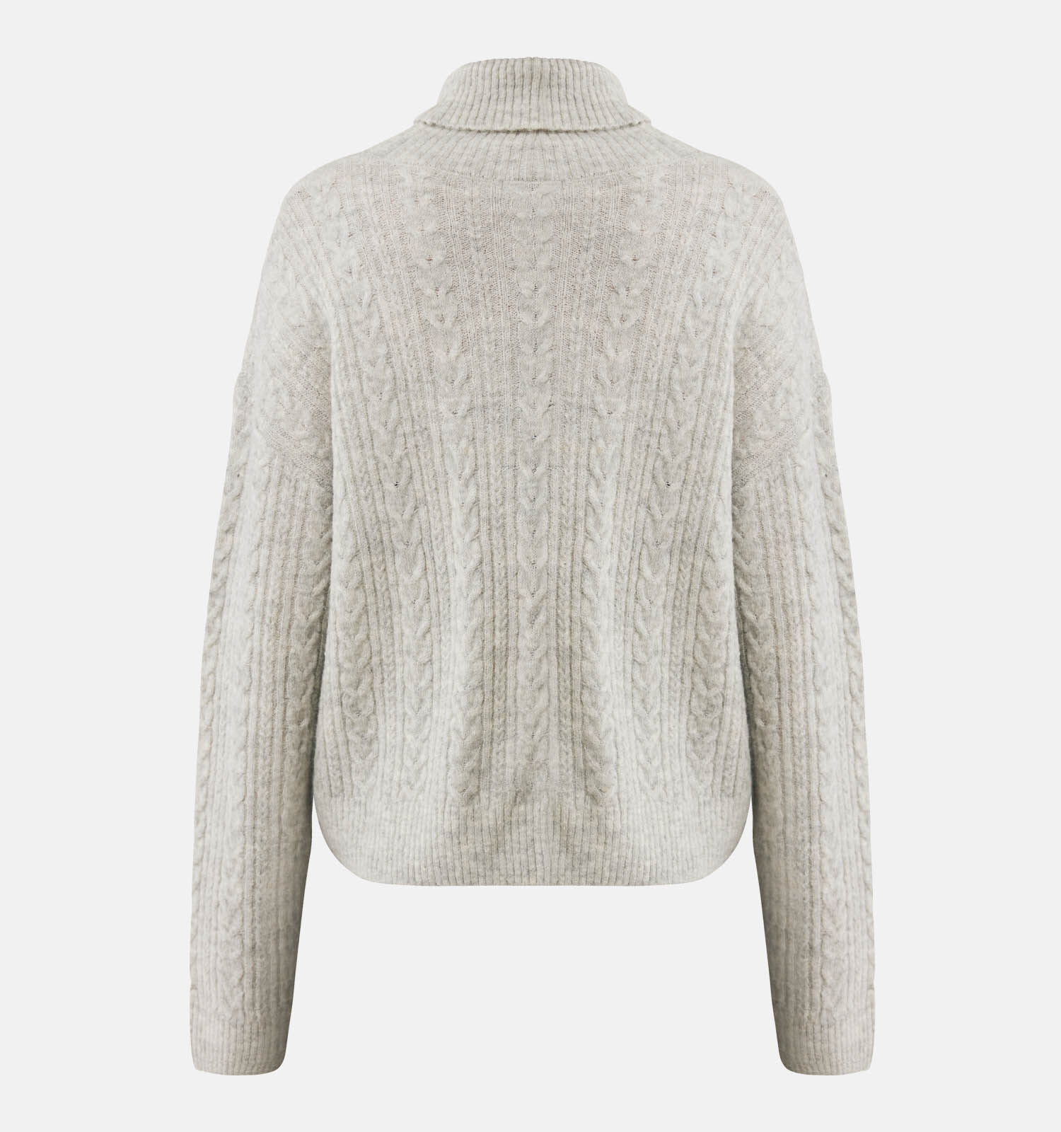 Mexx Grijze Gebreide cable trui Dames Truien Online op TORFS.BE