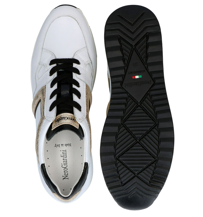 NeroGiardini Chaussures à lacets en Blanc en cuir (281742)