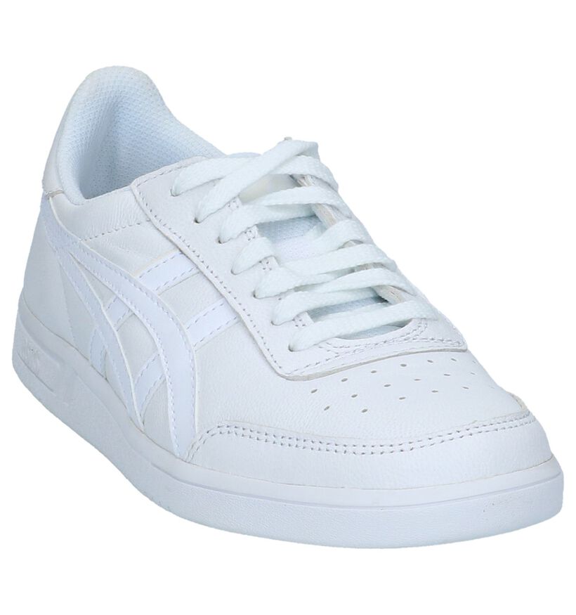 Asics Baskets basses en Blanc en cuir (238187)