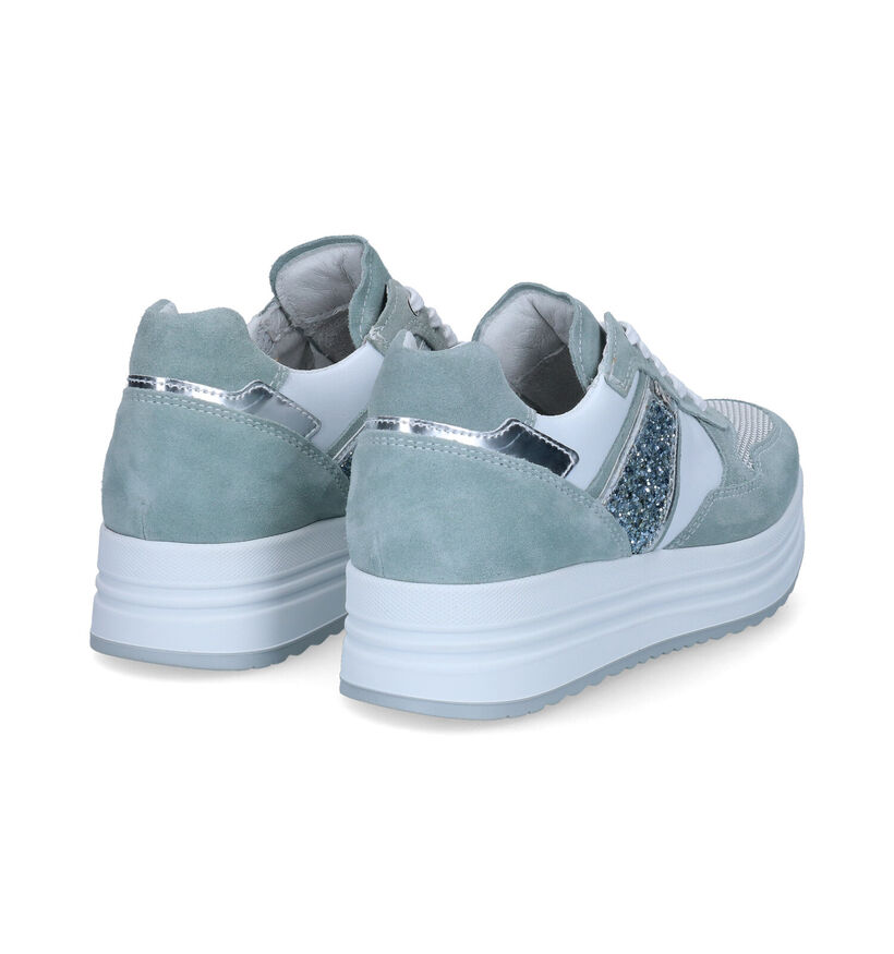 NeroGiardini Groene Sneakers voor dames (307499) - geschikt voor steunzolen