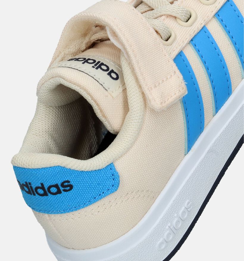 adidas Grand Court 2.0 EL Beige Sneakers voor jongens, meisjes (334845) - geschikt voor steunzolen