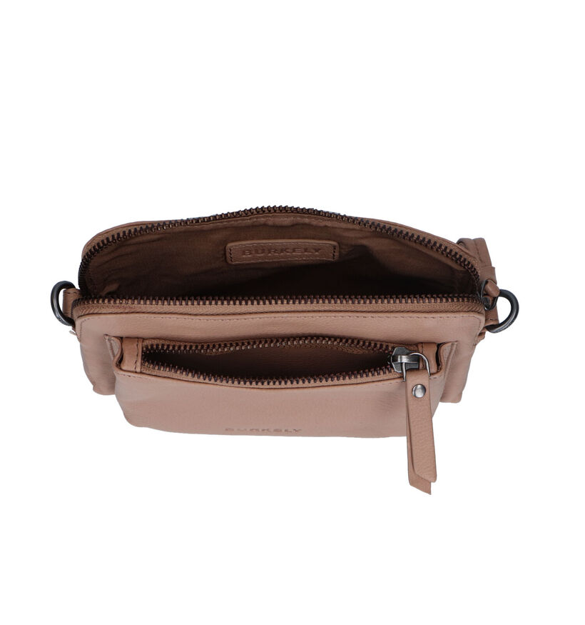 Burkely Just Jolie Taupe Crossbody Tas voor dames (321424)