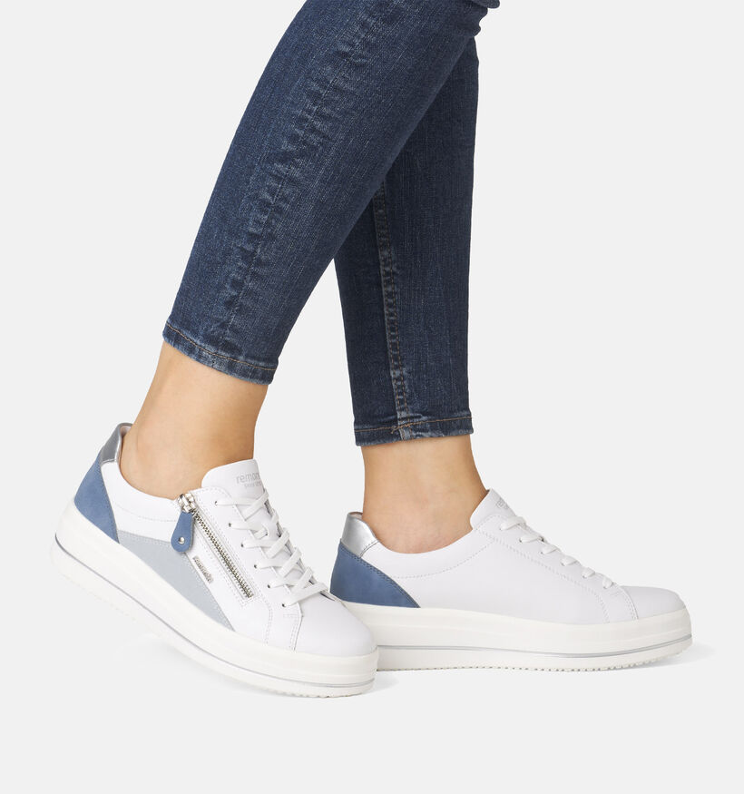 Remonte Baskets casual en Blanc pour femmes (351213) - pour semelles orthopédiques