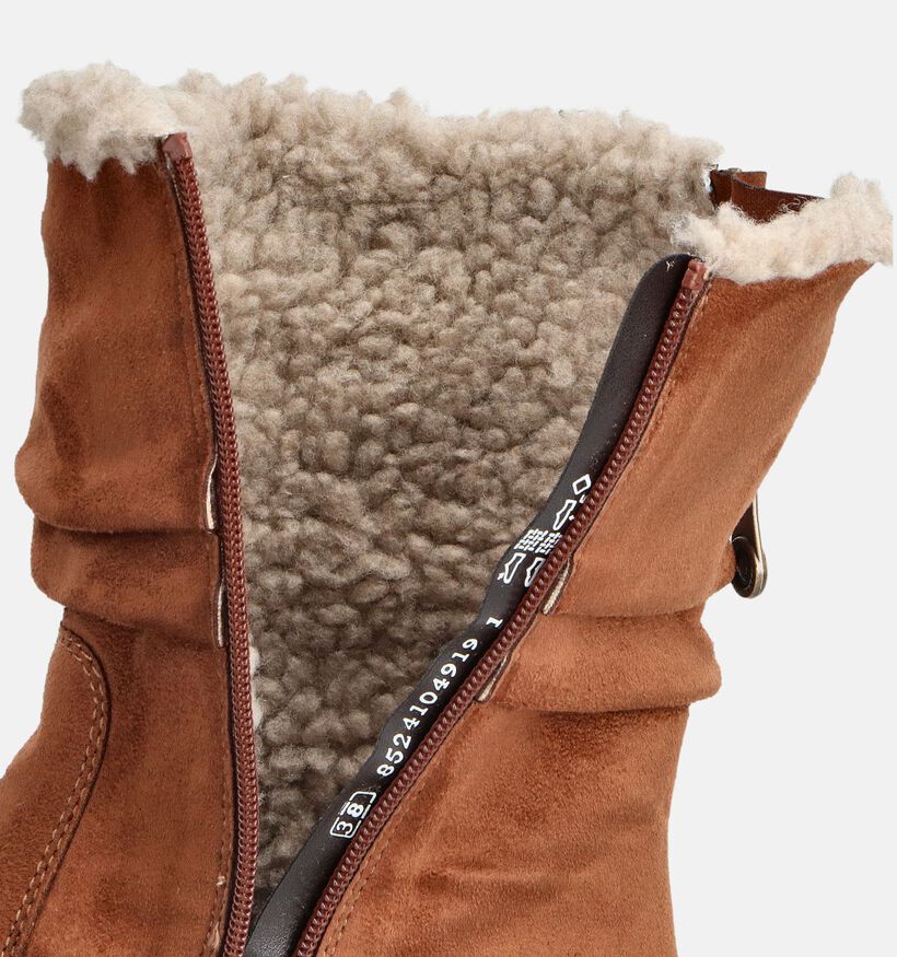 Rieker Cognac Enkellaarzen Rieker Cognac Enkellaarzen voor dames (363541)