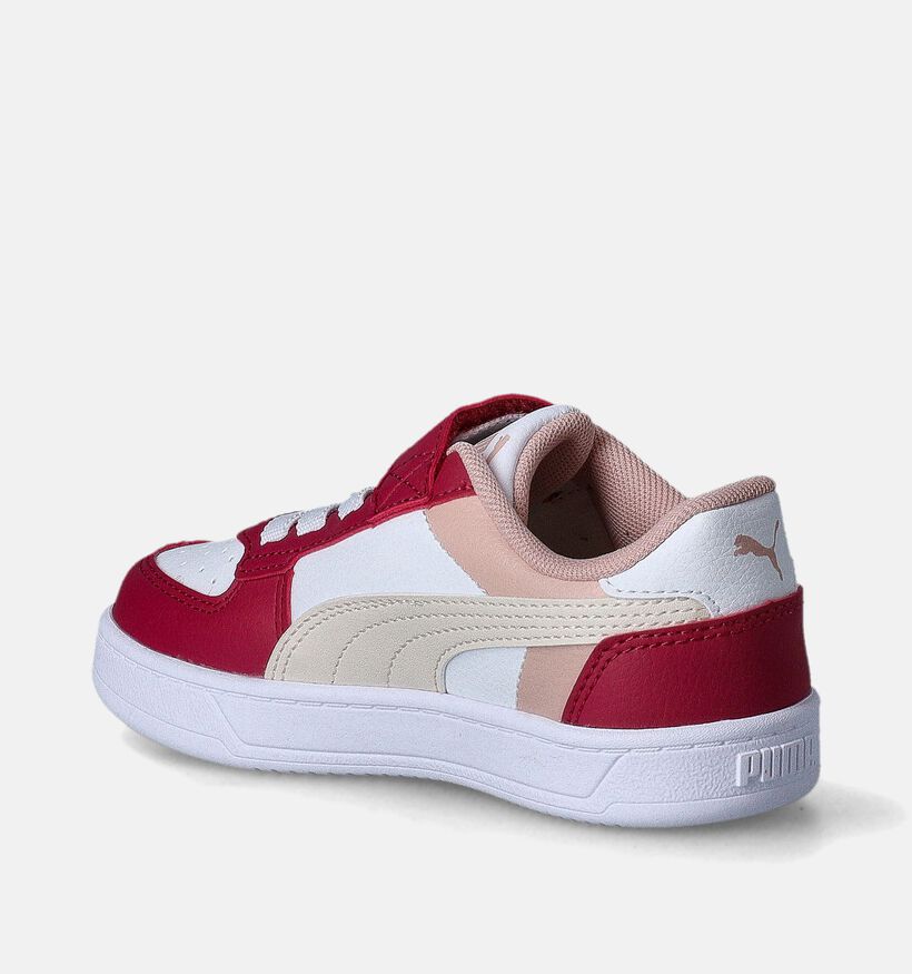 Puma Caven 2.0 block AC Baskets en Rouge pour filles (350385) - pour semelles orthopédiques