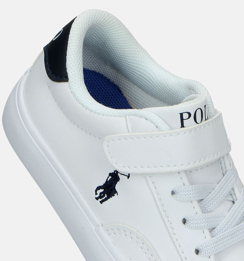 Polo Ralph Lauren Theron Witte Schoenen met elastiek voor jongens (336505)