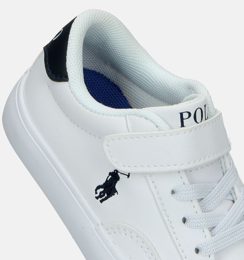 Polo Ralph Lauren Theron Chaussures en Blanc pour garçons (336505)