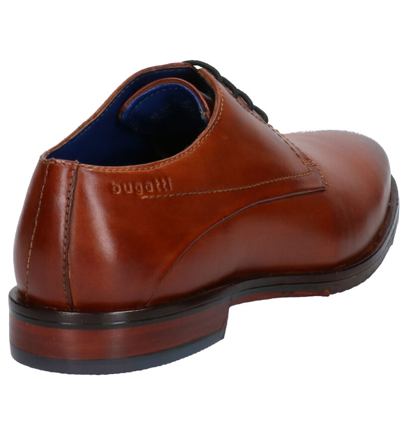 Bugatti Cognac Geklede Schoenen in leer (255349)