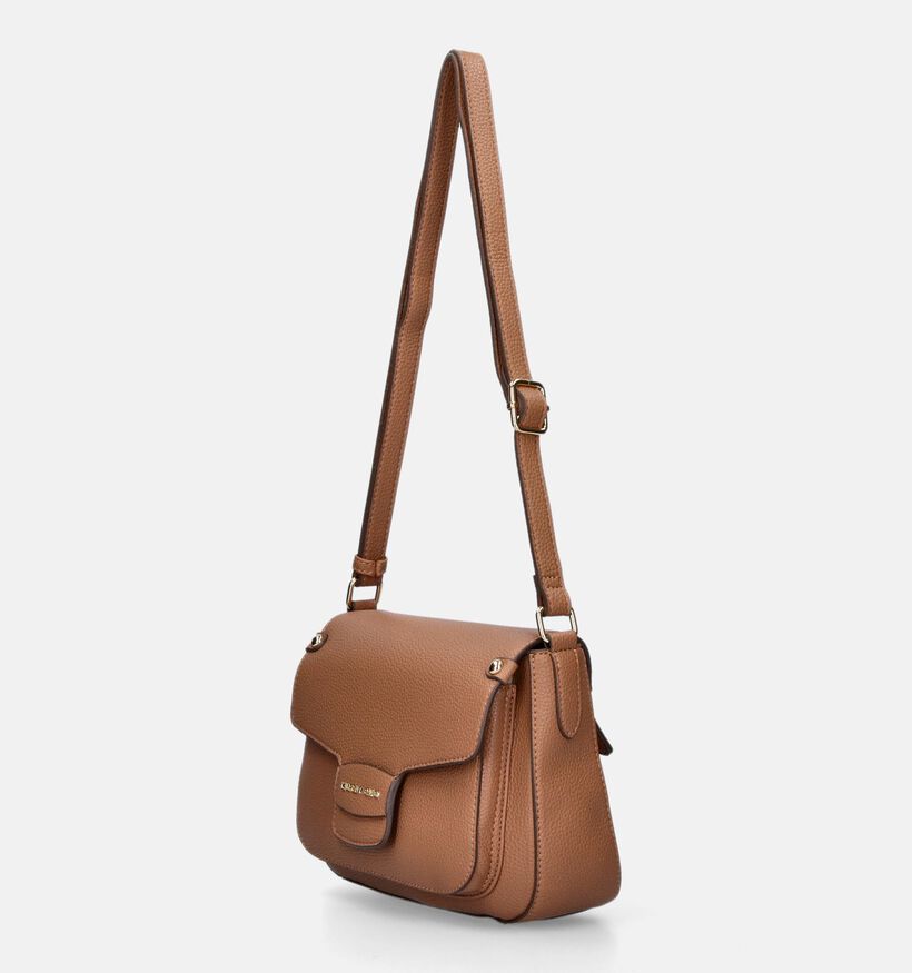Laurent David Nos 009 Sac porté croisé en Cognac pour femmes (351286)