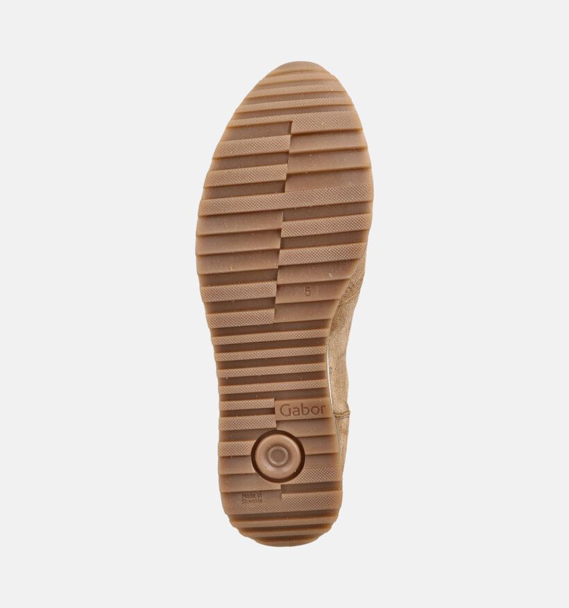 Gabor Baskets casual en Marron pour femmes (377118) - pour semelles orthop&eacute;diques