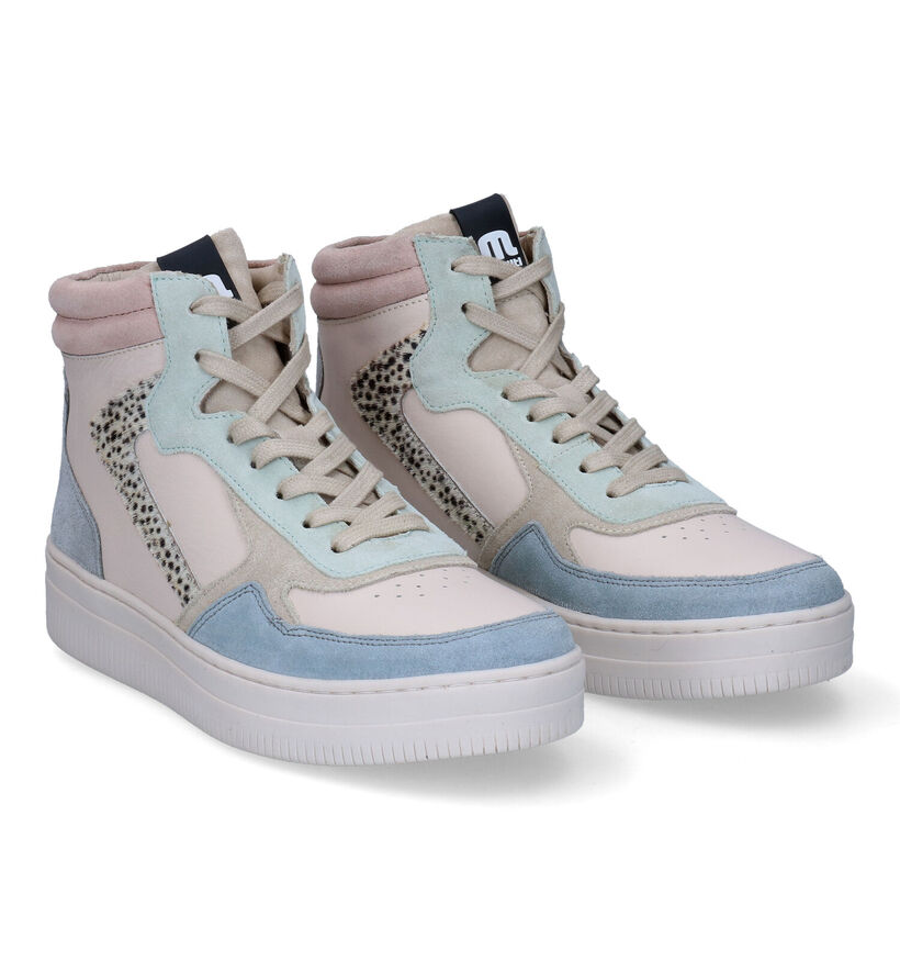 Maruti Mona Witte Hoge Sneakers voor dames (307891) - geschikt voor steunzolen