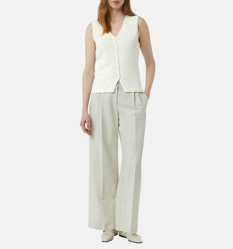 comma casual identity Débardeur en Blanc pour femmes (355300)