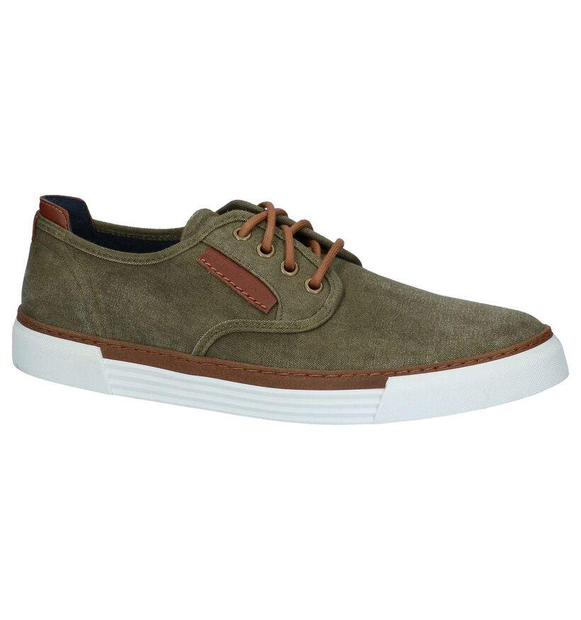 Camel Active Chaussures à lacets en Gris foncé en textile (271434)