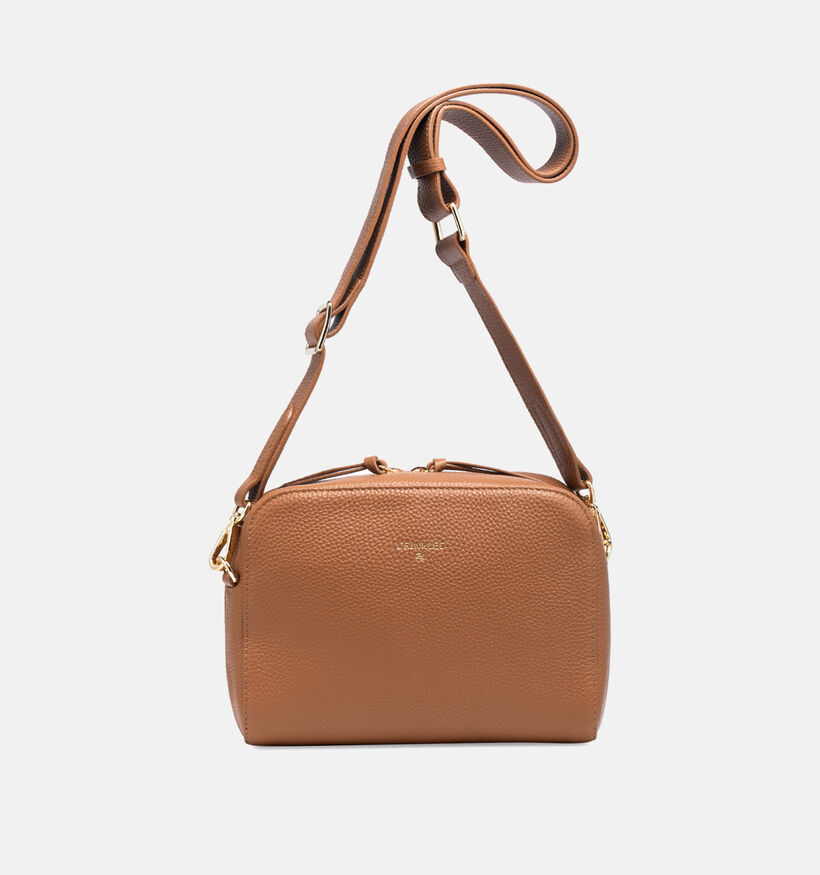 Crinkles Sac porté croisé en Cognac pour femmes (365726)