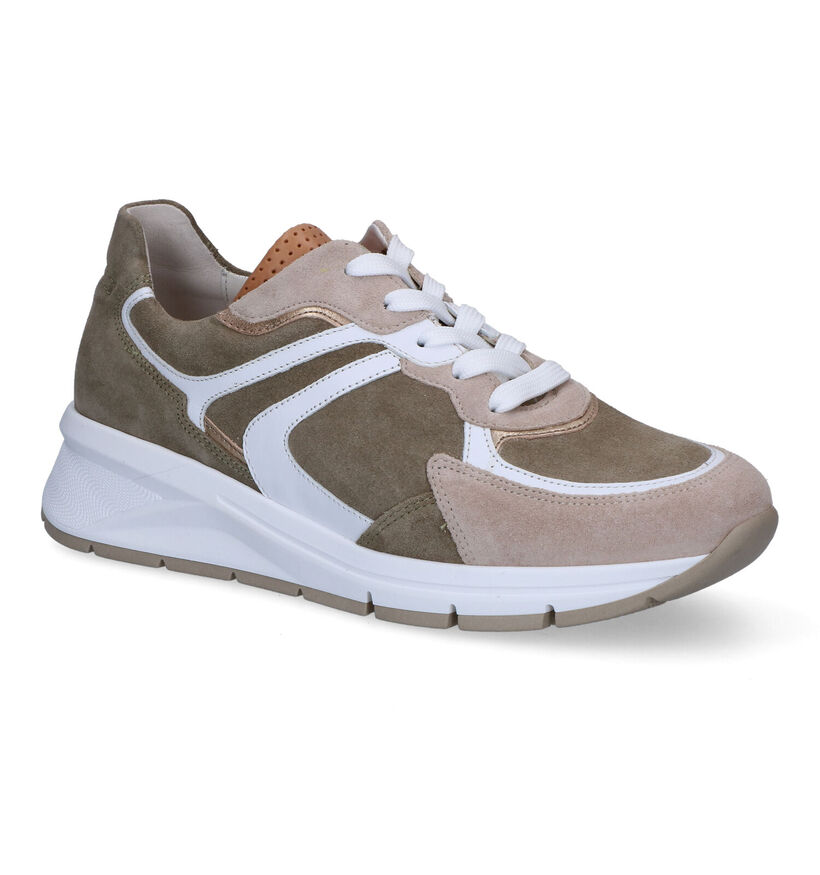 Gabor OptiFit Beige Sneakers in daim (306634)