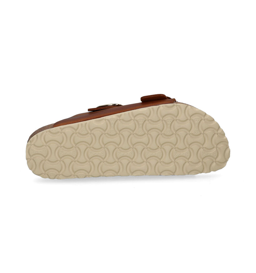 Birkenstock Arizona Big Buckle Nu-pieds en Noir en cuir (294834)