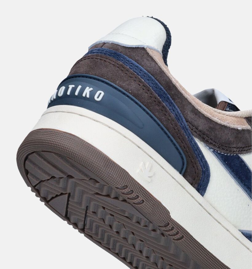 Kaotiko Boston Piping Suede Blauwe Veterschoenen voor heren (346093) - geschikt voor steunzolen