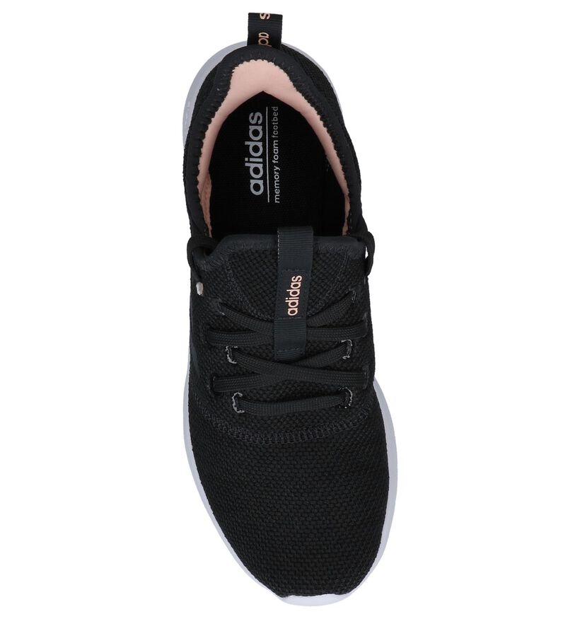 adidas Cloudfoam Pure Baskets en Noir en textile (208786)