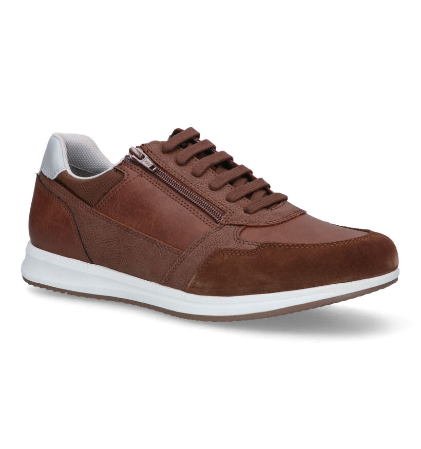 Geox Optek Avery Chaussures à lacets en Marron pour hommes (320090)