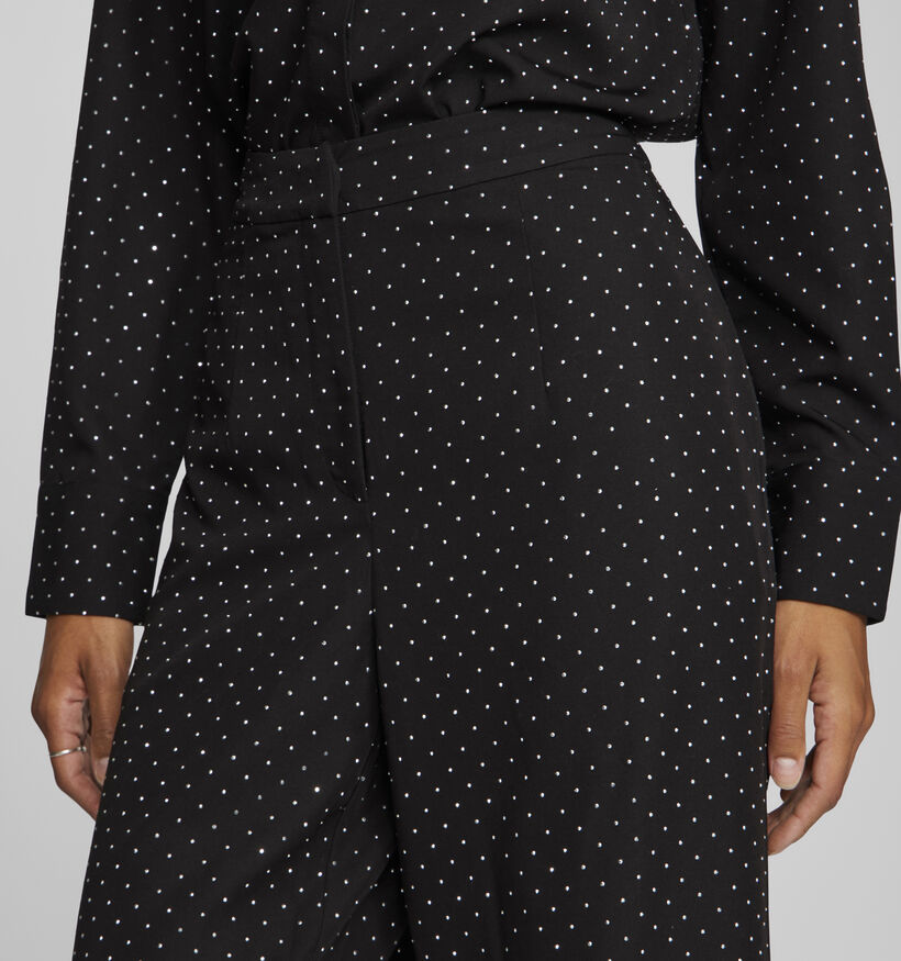 Vila Similetta Zwarte Wijde broek voor dames (348721)