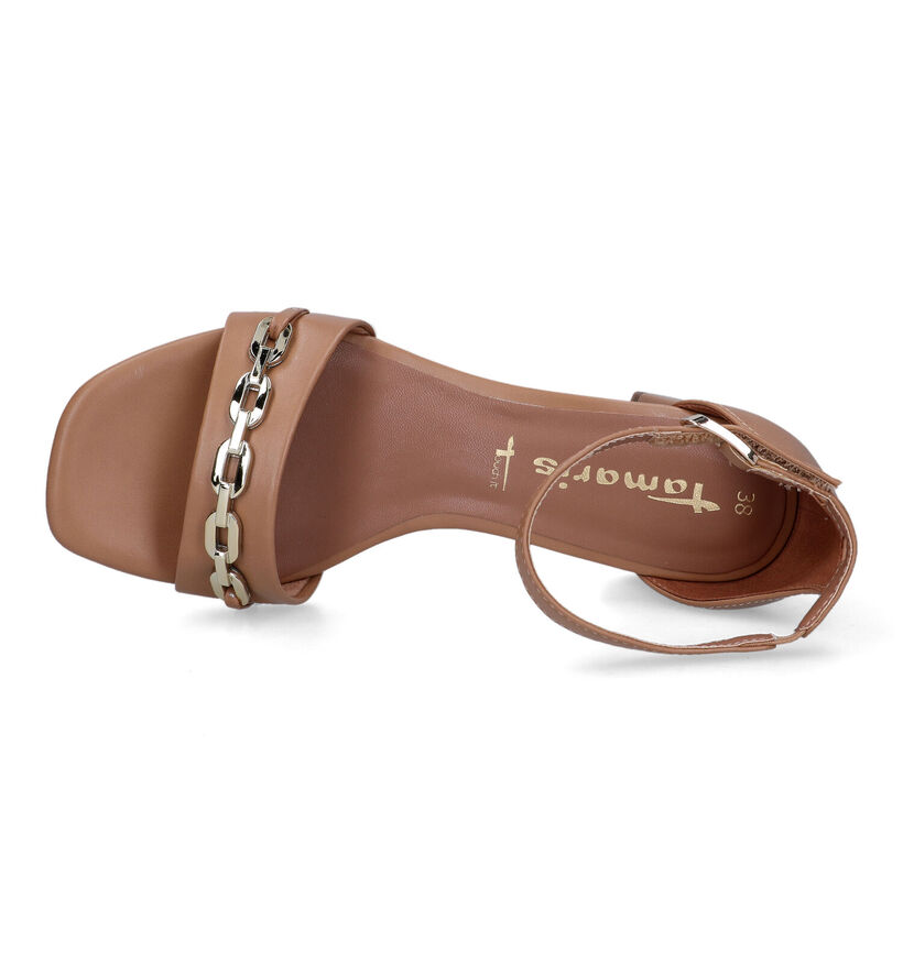 Tamaris Cognac Sandalen met gesloten hiel voor dames (322334)